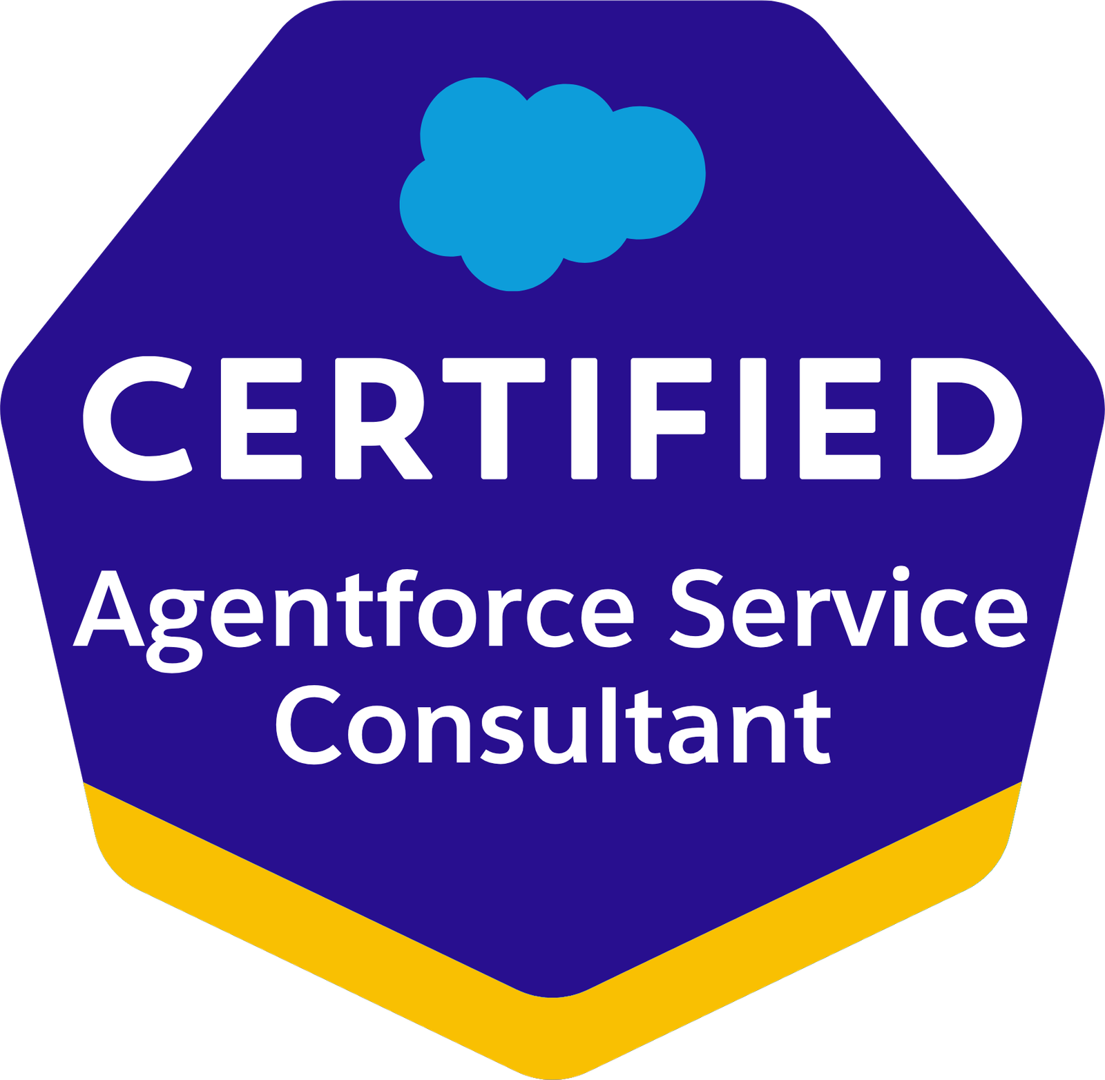 Salesforce Certified Agentforce Service Consultant badge