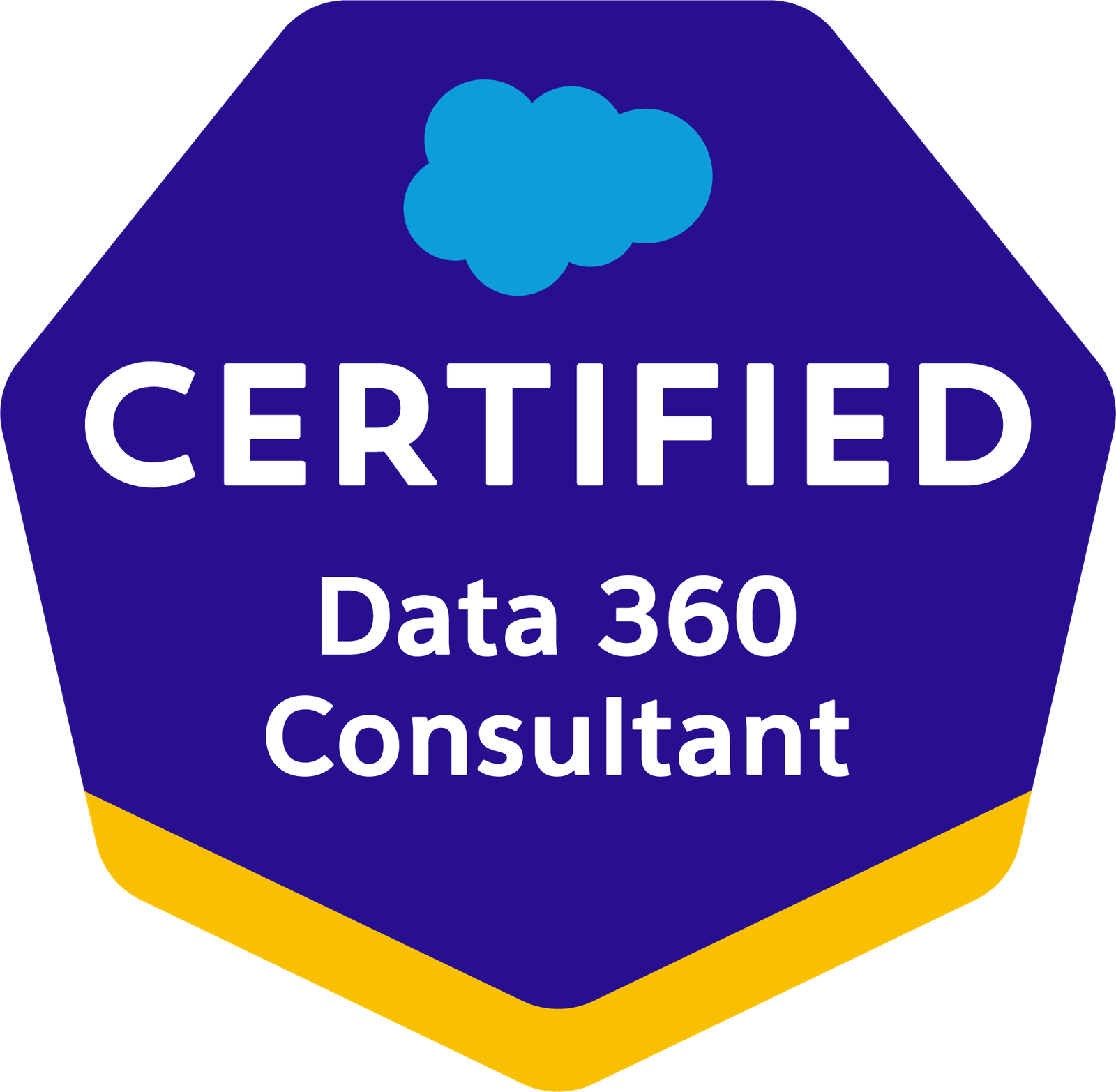 Salesforce Certified Data 360 Consultant badge, formerly Data Cloud Consultant
