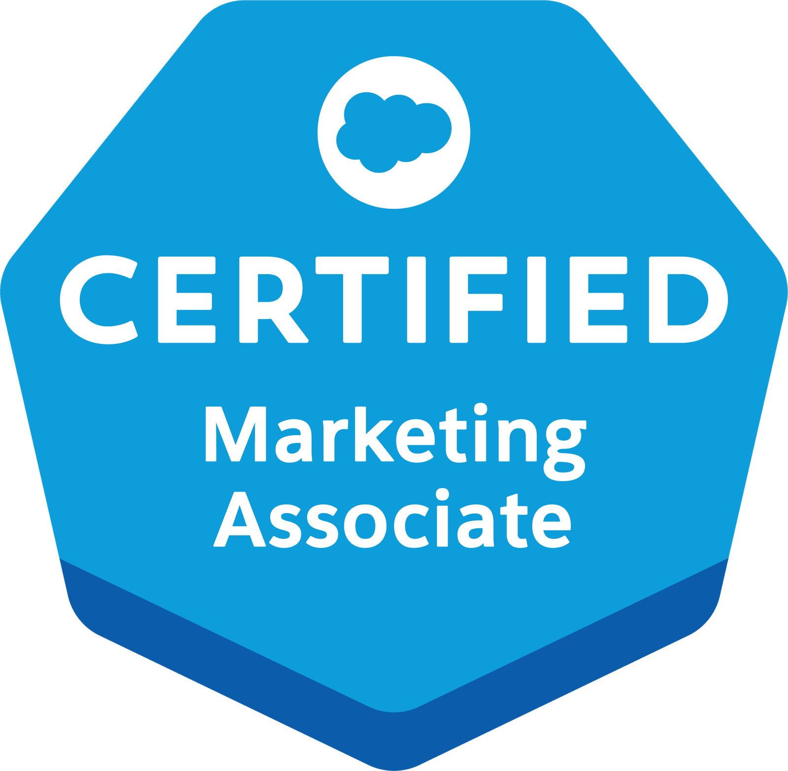 Salesforce Certified Marketing Associate badge