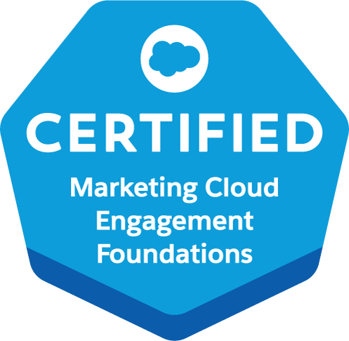 Salesforce Certified Marketing Cloud Engagement Foundations badge