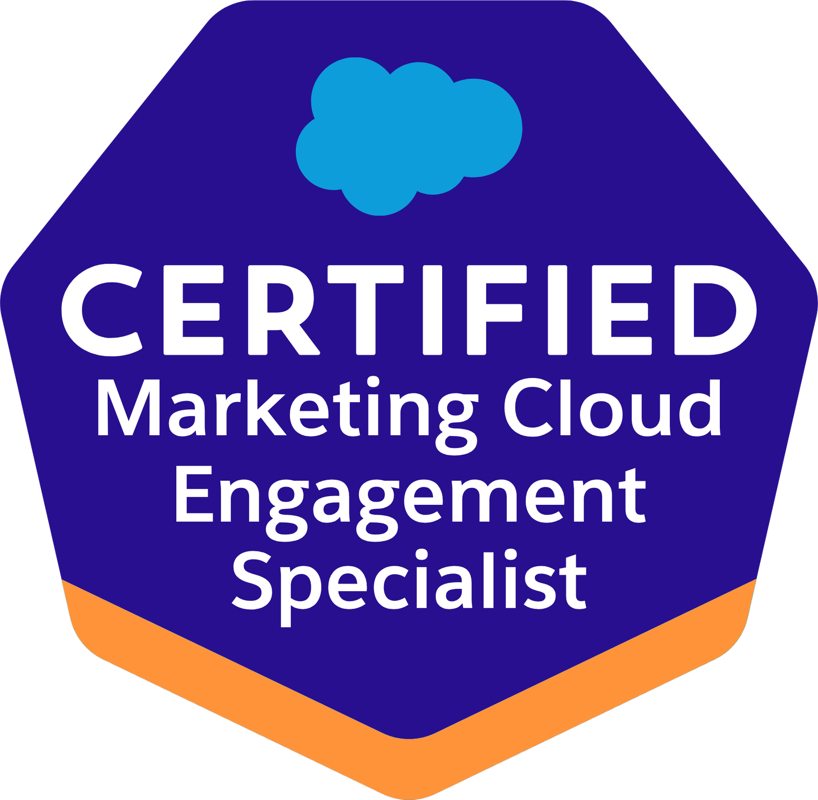 Salesforce Certified Marketing Cloud Engagement Specialist badge