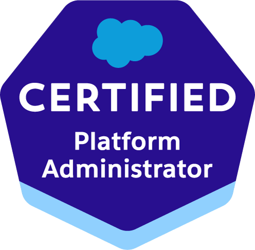 Salesforce Certified Administrator badge