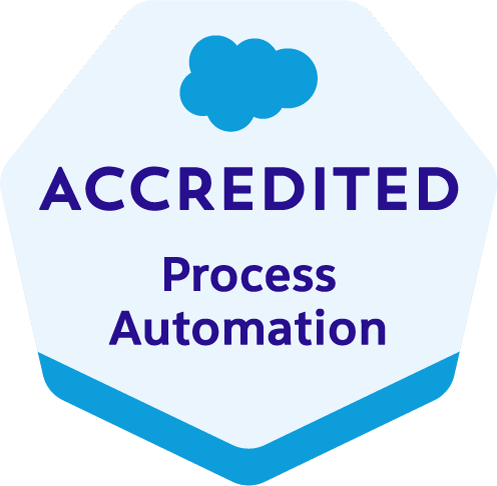 Salesforce Process Automation Accredited Professional badge
